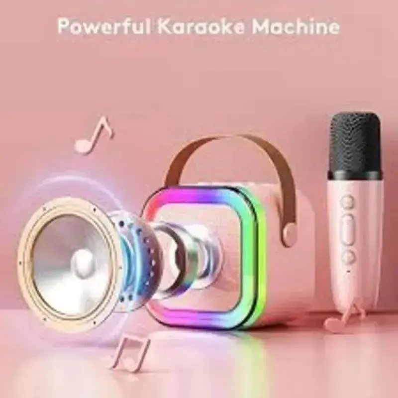 LED Wireless Speaker with Multicolor Lighting & Carry Handle