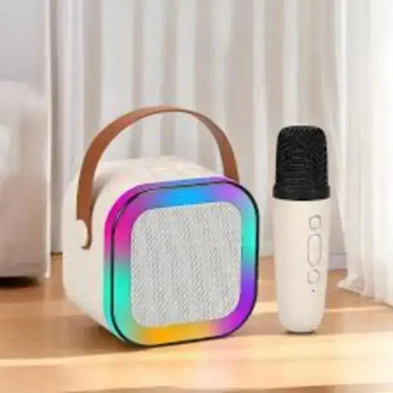 LED Wireless Speaker with Multicolor Lighting & Carry Handle
