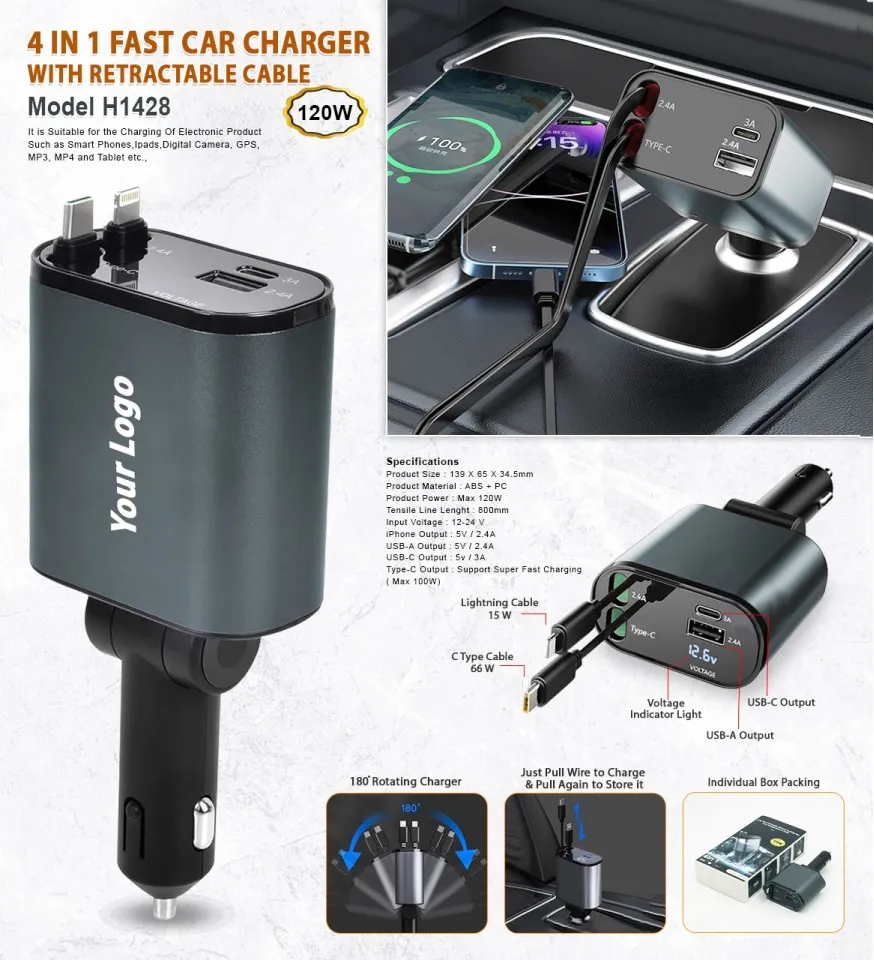 Car Charging Adapter Pack Of 1