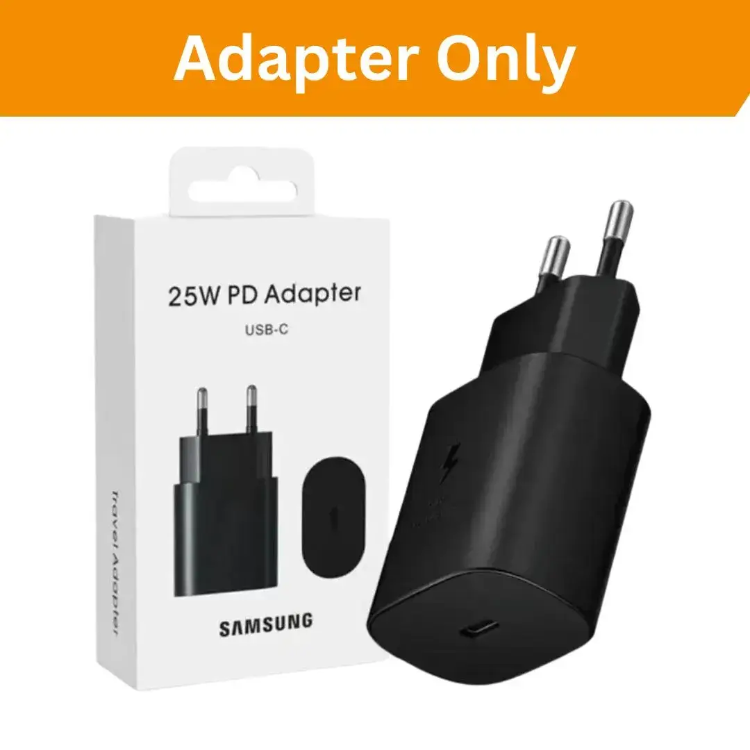 Samsung 25W PD USB-C Charger Black White