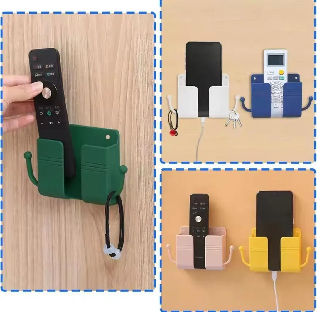 Wall Mobile Holder 7 Colors Plastic Small Space