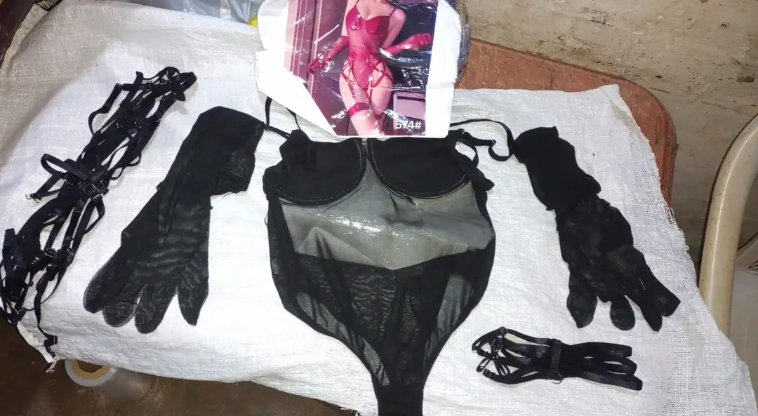 Lingerie Set with Golves & Garter Belt/ BodySuit