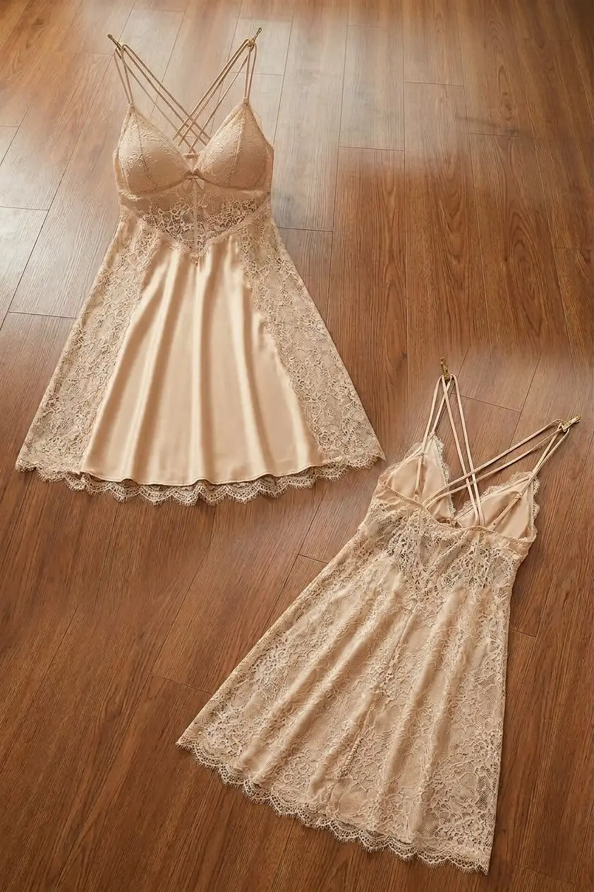 Silk Lace Comfortable And Lightweight Lingerie Set