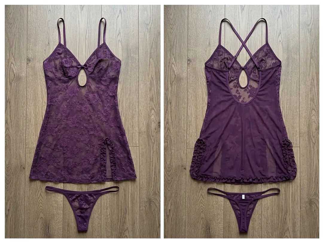 Net Comfortable And Lightweight Lingerie Set / Night Suit