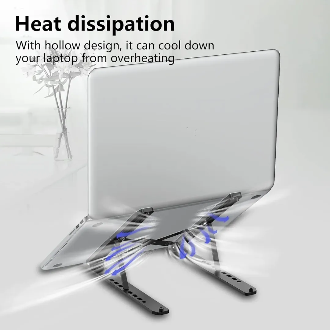 Adjustable Laptop Stand – Creative Folding Portable Storage Bracket for Desk & Office