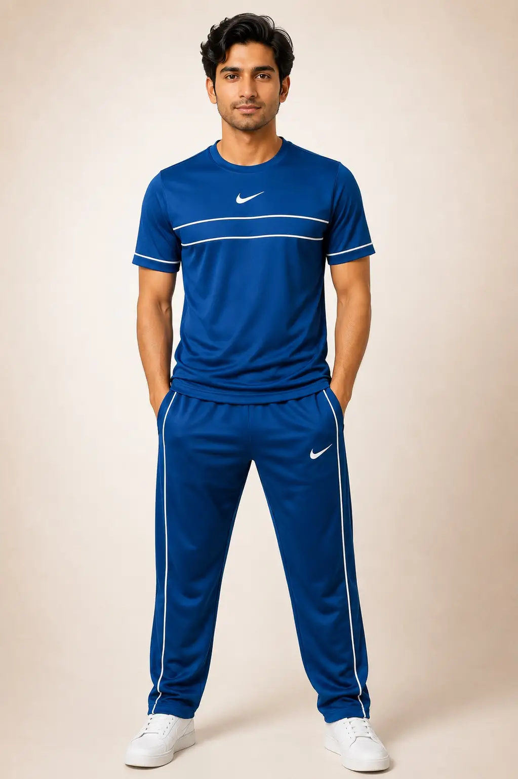Men's Fleece Plain Track Suit