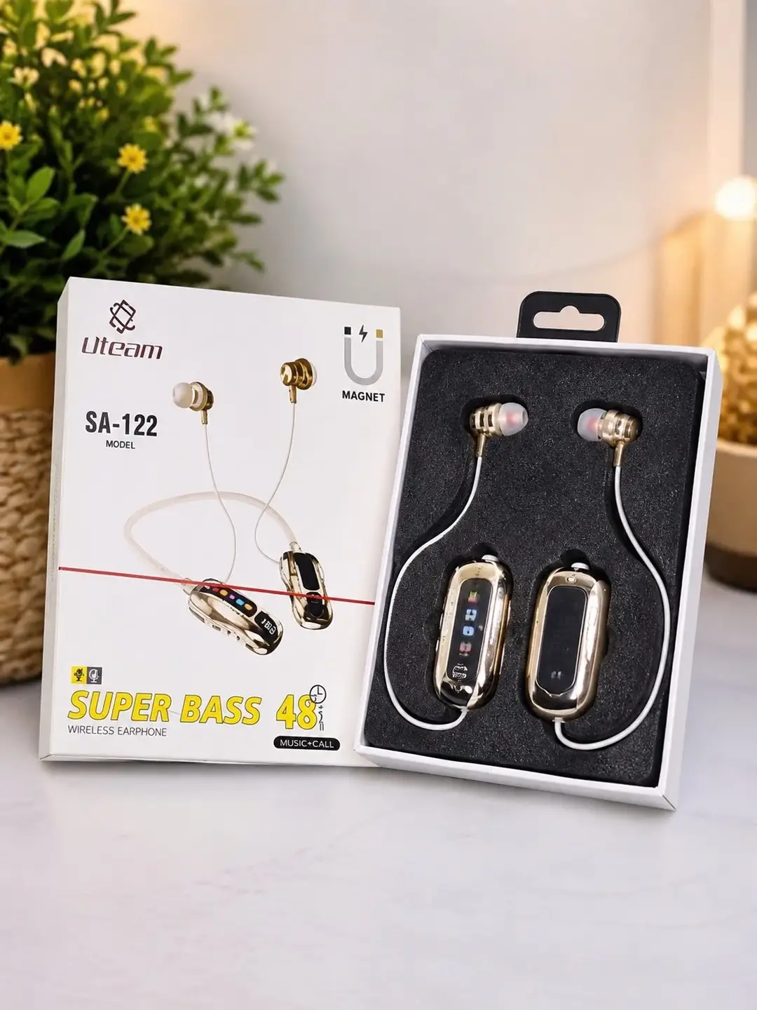 Uteam SA-122 Magnetic Wireless Earphones