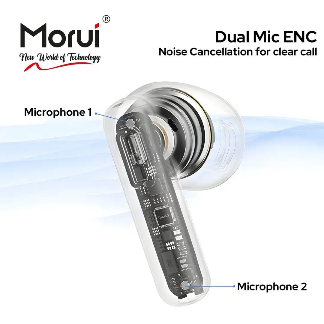 Morui MB-H3 Berlin ANC & ENC Wireless Bluetooth Earbuds