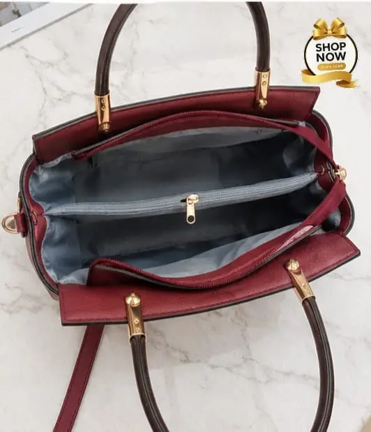 Women's Rexine Textured Hand Bag