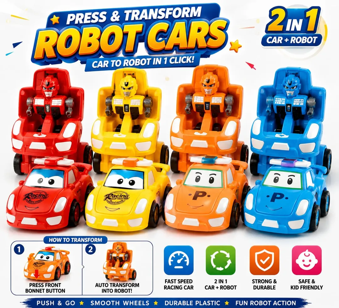 Boy's Plastic City Road Design Car