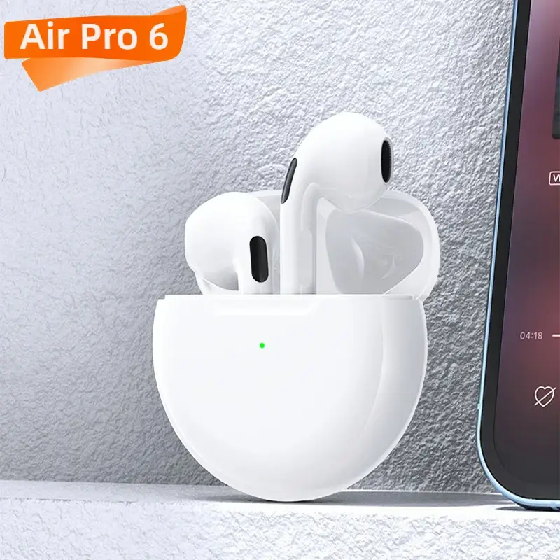 Pro 6 Wireless Earbuds + Charging Case
