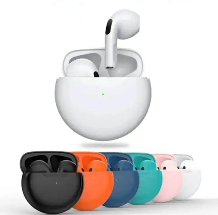 Pro 6 Wireless Earbuds + Charging Case