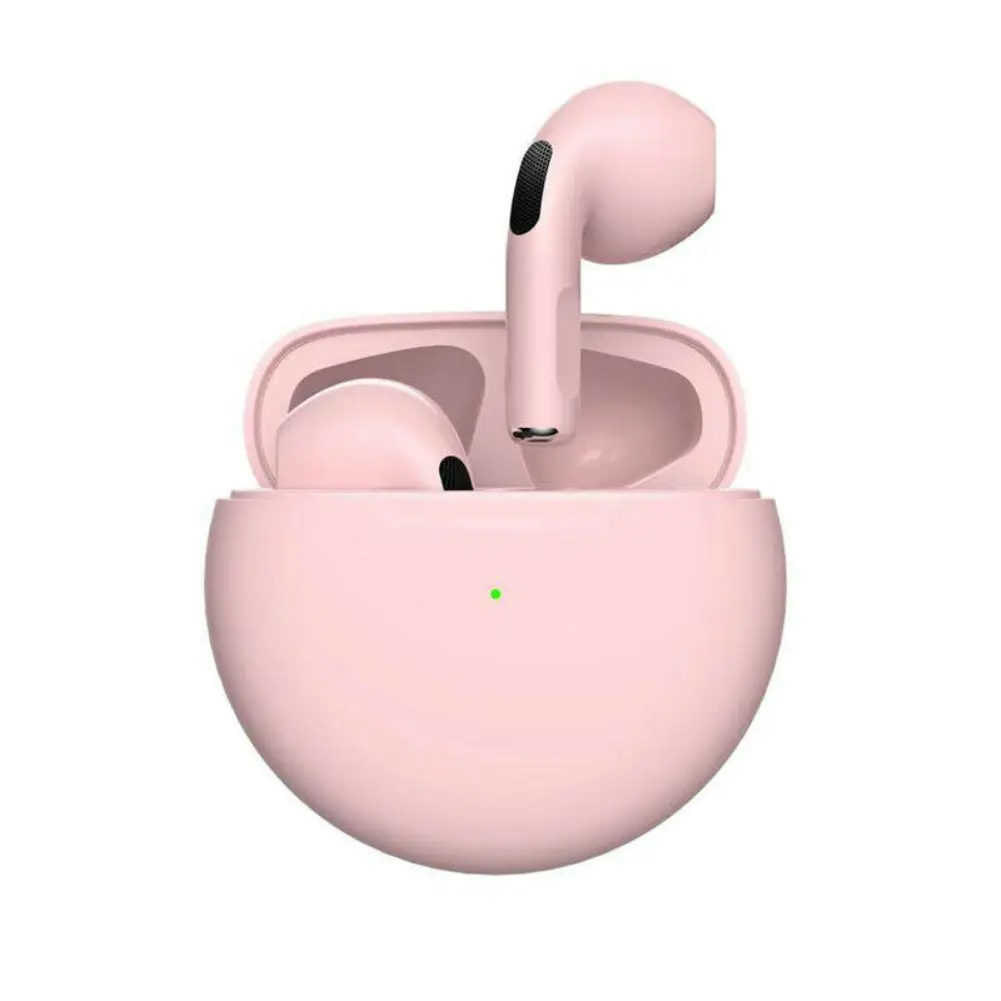 Air Pro 6 TWS Wireless Headphones Bluetooth Earphone 5.0 Stereo Headset Earbuds with Microphone for Phone