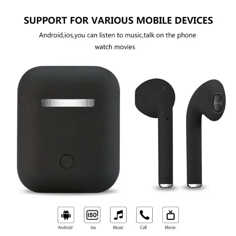 Black Long-Lasting Battery With Fast Charge 1 Airpods
