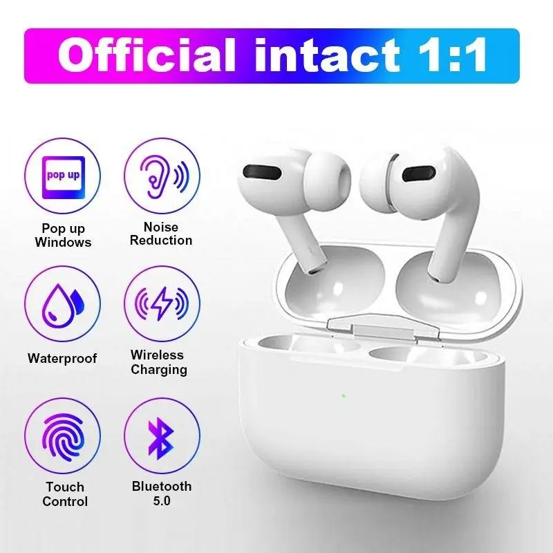 Wireless Airpods with Noise Cancellation & Smart Touch