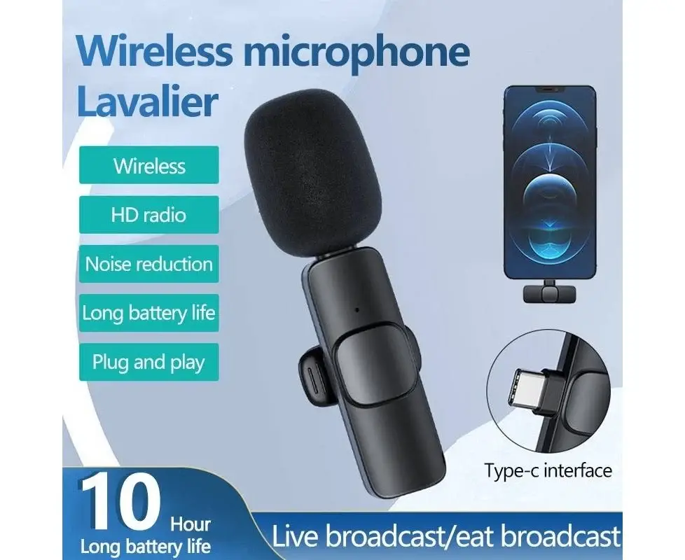 Original K8 Wireless Microphone For iPhone & android