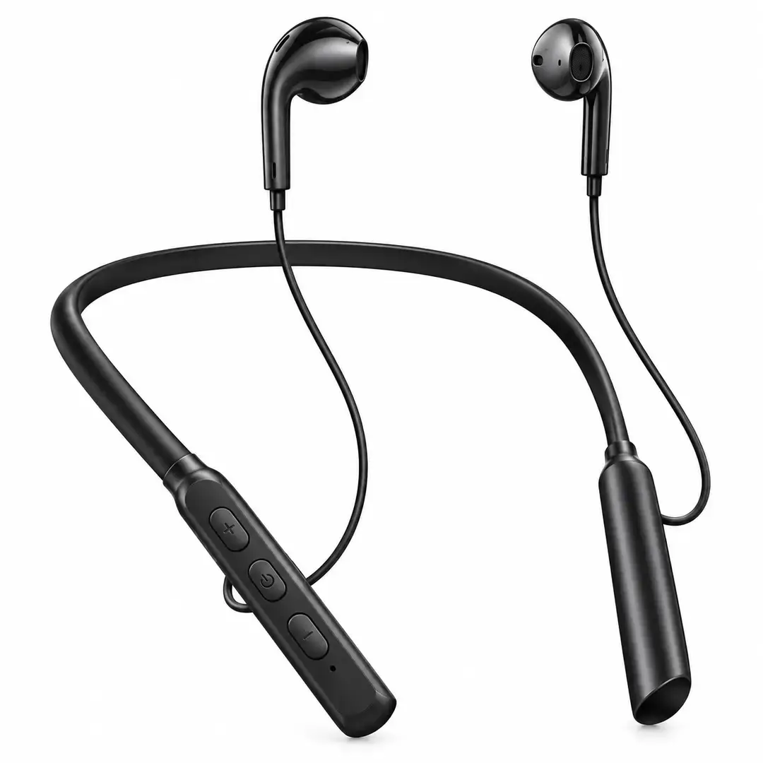 Neckband Bluetooth Wireless Earphones – Stereo Sound