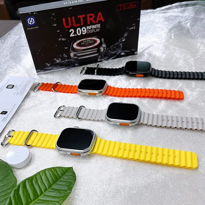 T10 Ultra 2 Smart Watch, T10 Ultra Smart Watch with 2.09 Infinite Display, T10 Ultra 2 Smart Watch, T10 Ultra 2 with Straps, 49MM Dial Size, Built-in Games, Bluetooth Calling, Smartwatch, T10 Ultra Smart Watch Latest Model, Smart WAtch, Touch Screen Watch