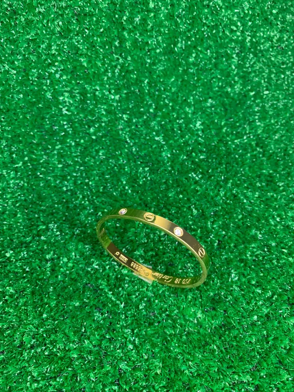 Trending Elegant Gold-Plated Stainless Steel Bangle Bracelet for Girls & Women with Elegant Design
