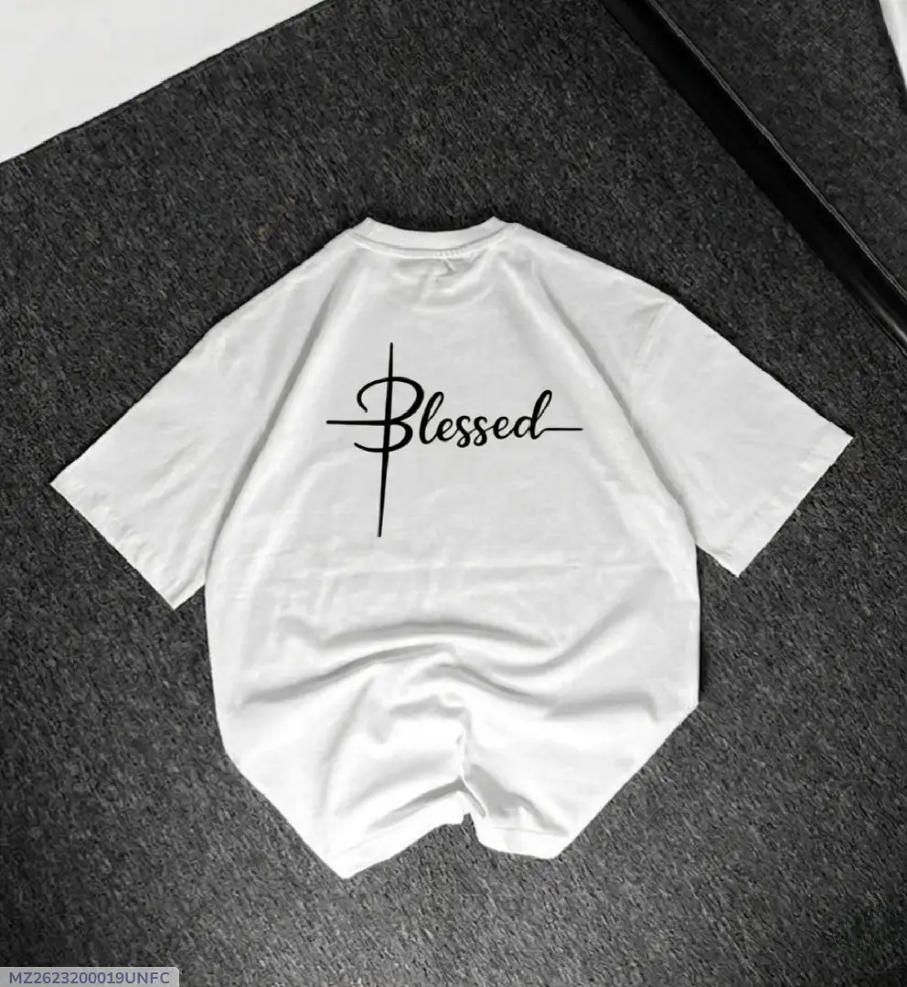 1 Pc Men's Cotton Jersey Printed T-Shirt