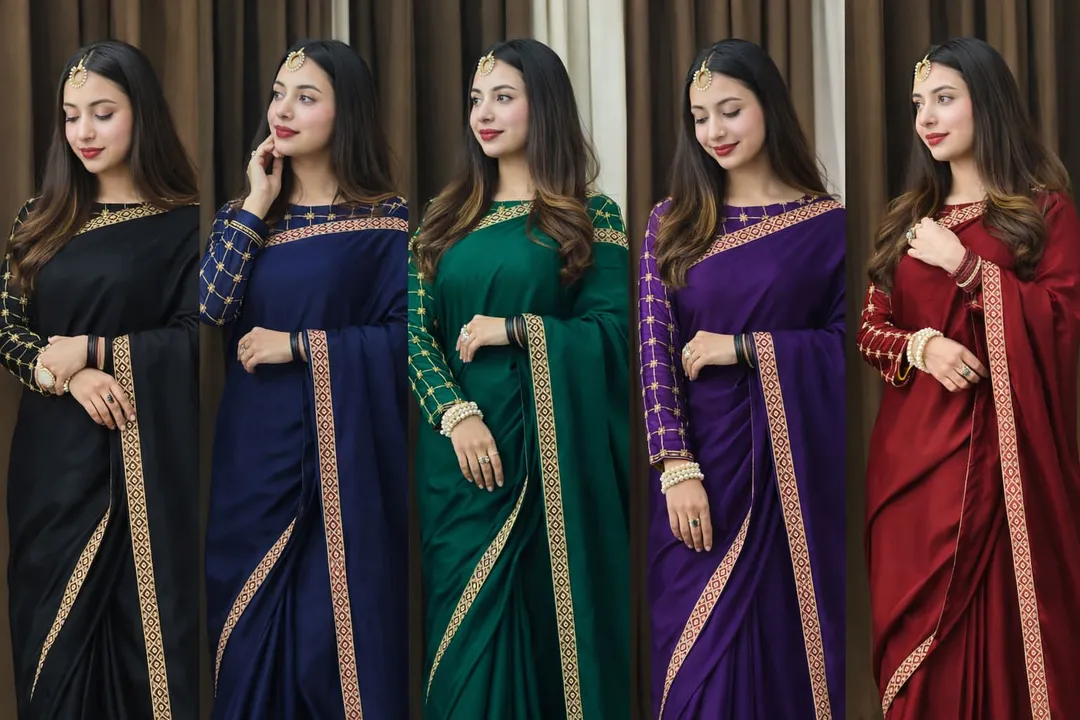 2 Pcs Women's Stitched Shamoz Silk Embroidered Maxi Suit