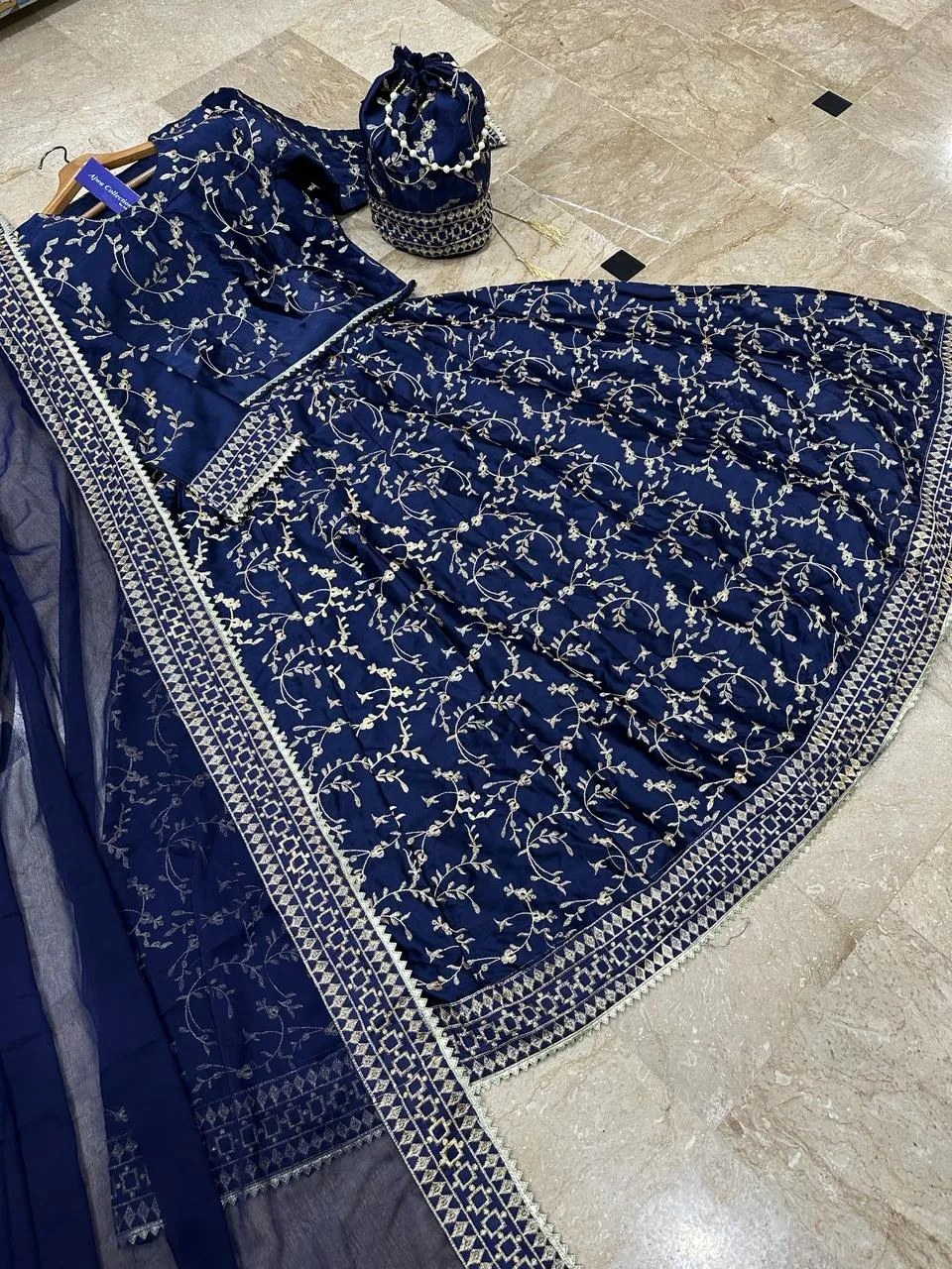 3 Pcs Women's Stitched Shamoz Silk Embroidered Maxi Suit