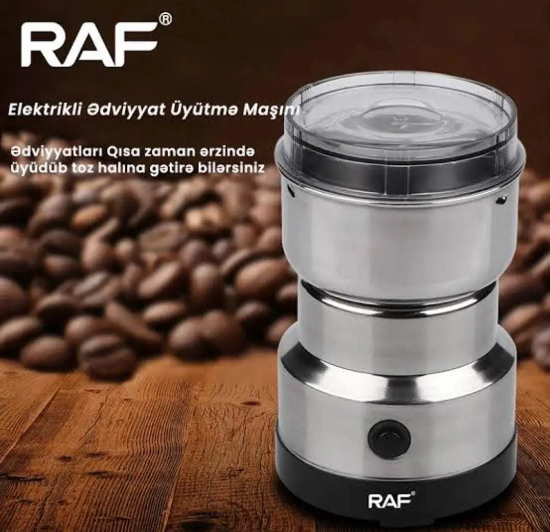 RAF Electric Masala Grinder Machine Stainless Steel Blades