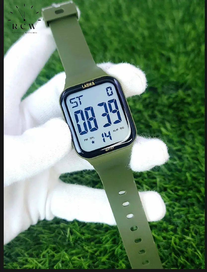 Digital LED Sport Watch for Men Boys Students Alarm Date