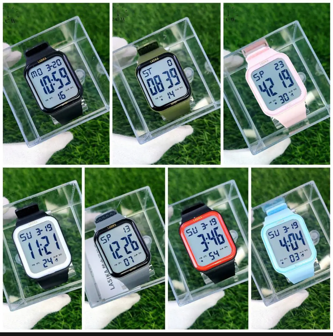 Digital LED Sport Watch for Men Boys Students Alarm Date