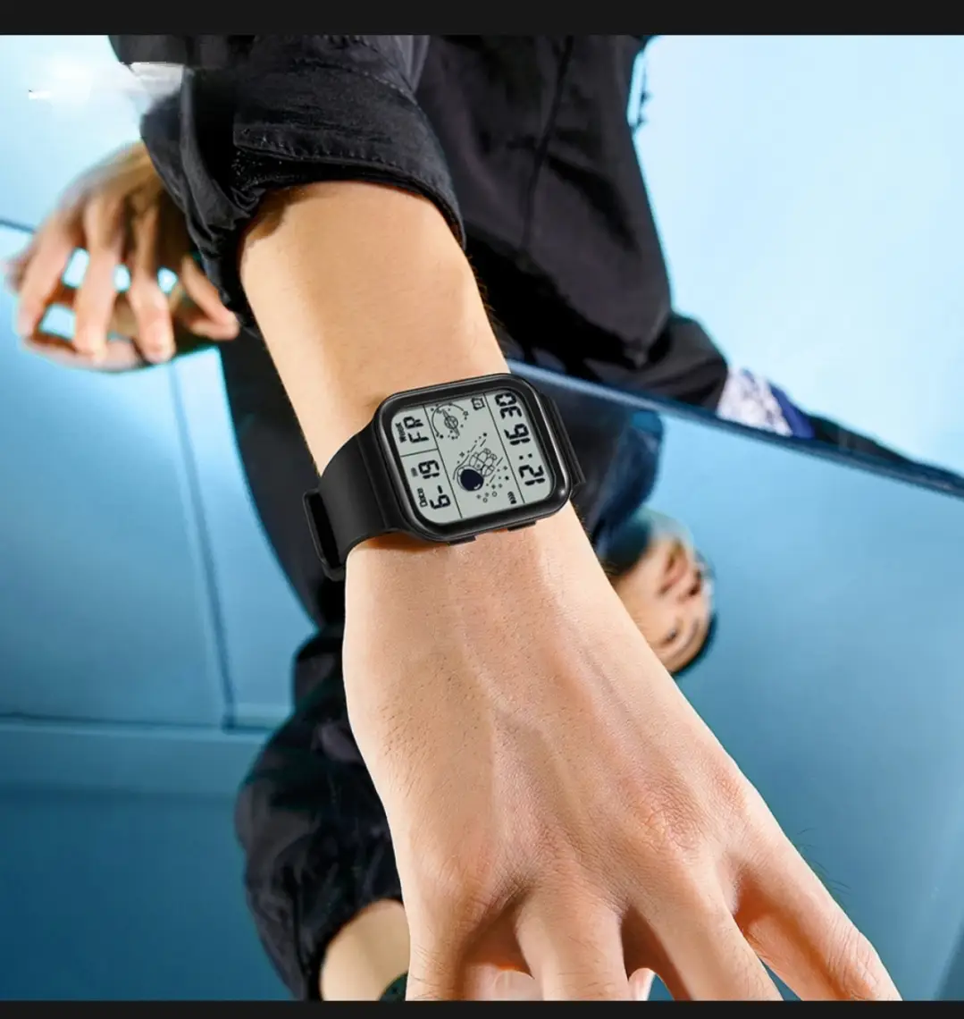 Digital LED Sport Watch for Men Boys Students Waterproof