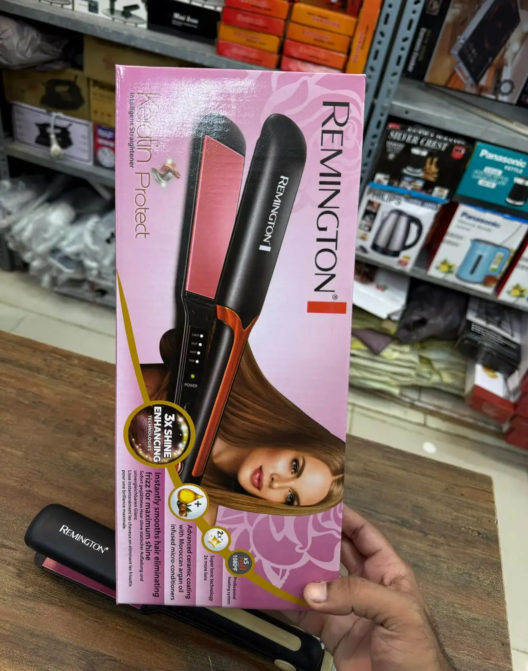 Remington Keratin Protect Hair Straightener Ceramic Plates