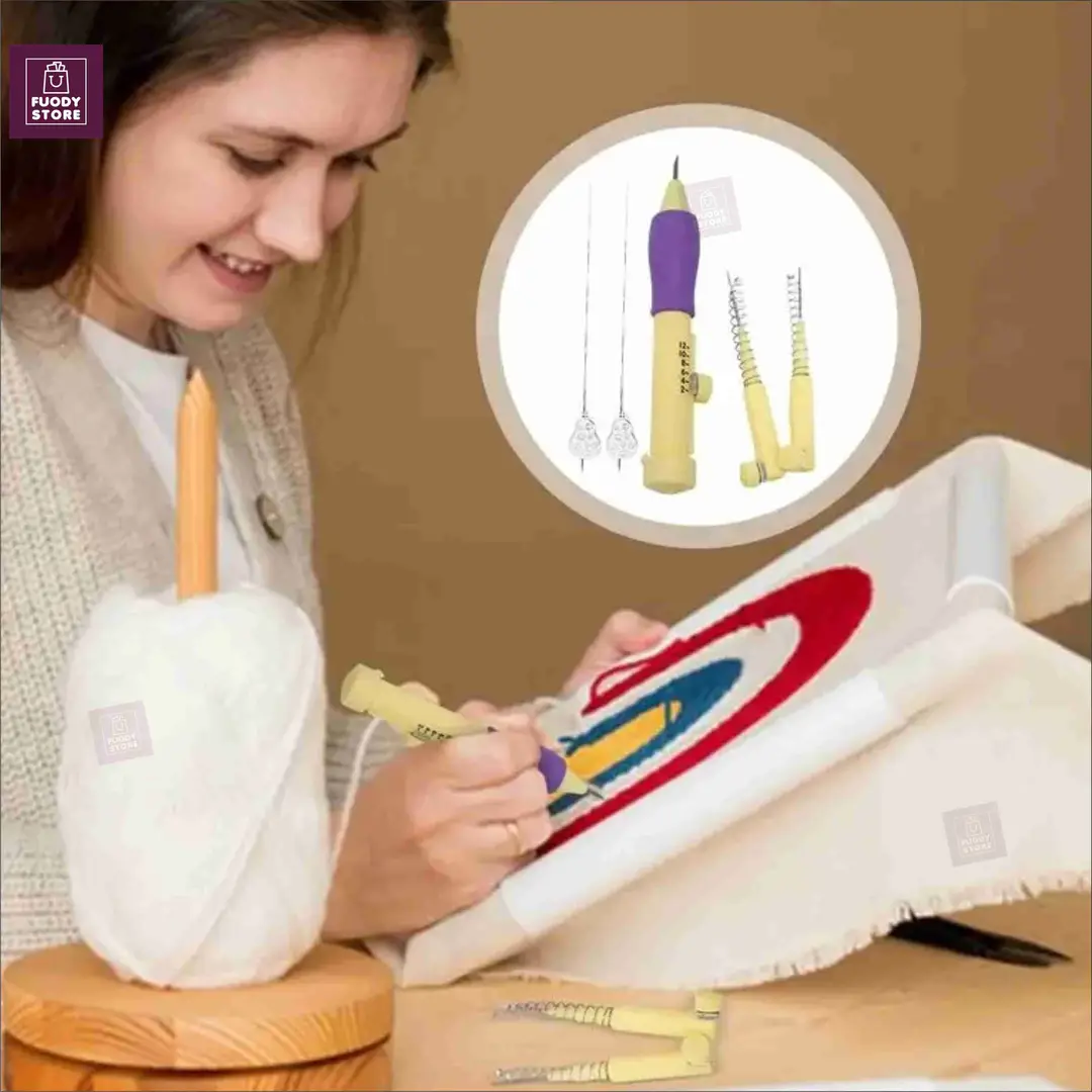 Embroidery Punch Needle Pen_DIY Hand Embroidery Pen Manual Cross Stitch Embroidery