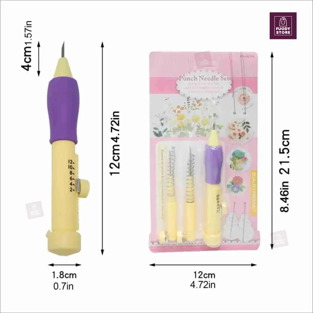 Embroidery Punch Needle Pen_DIY Hand Embroidery Pen Manual Cross Stitch Embroidery