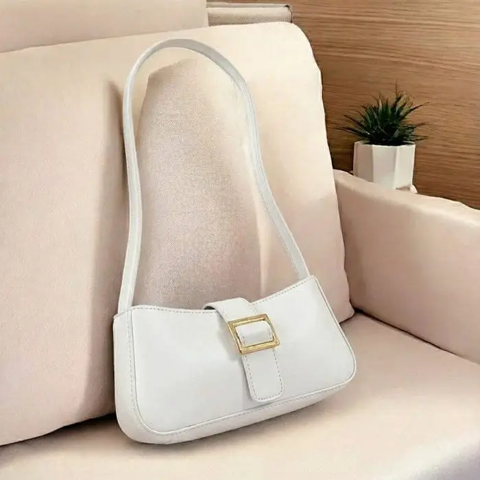 Women's Rexine Plain Shoulder Bag