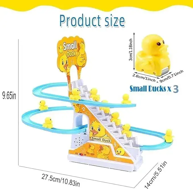 Delightful Sliding Track Toy with Penguins - 1 Pc Plastic Fun for Boys and Girls (Ages 1-5)