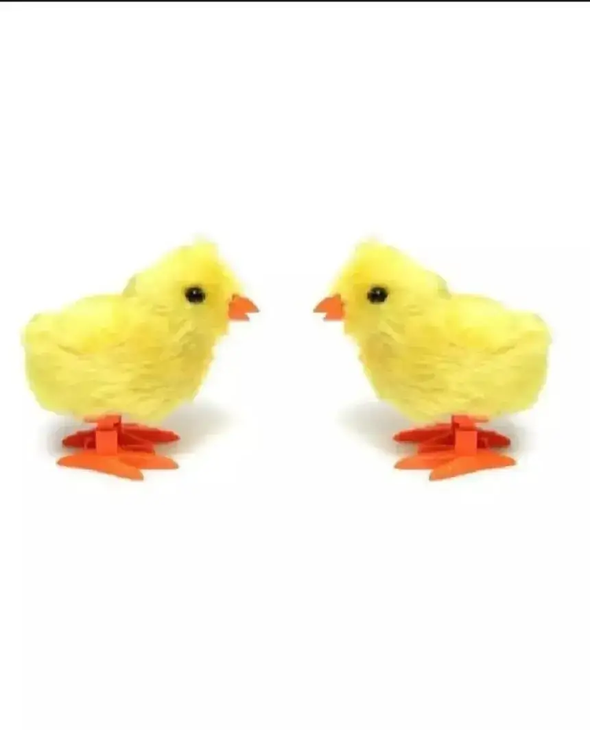 Yellow Wind-Up Baby Chick Toy for Kids