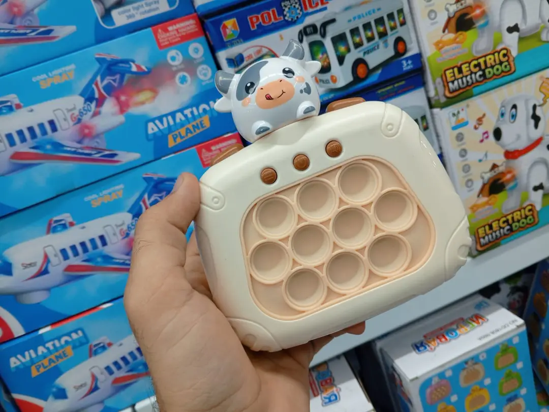 Girl's Plastic Push And Pop Toy