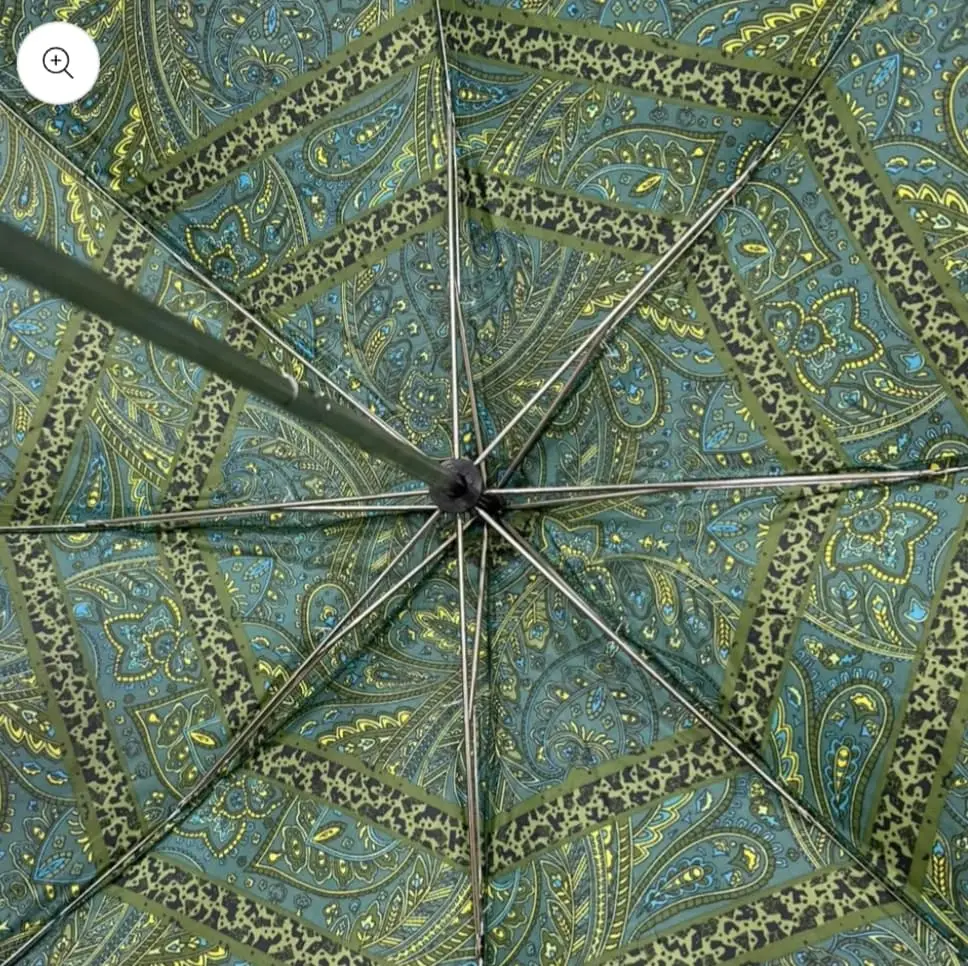 Smart Dual-Button Automatic Open & Close Travel Umbrella with Stylish Prints