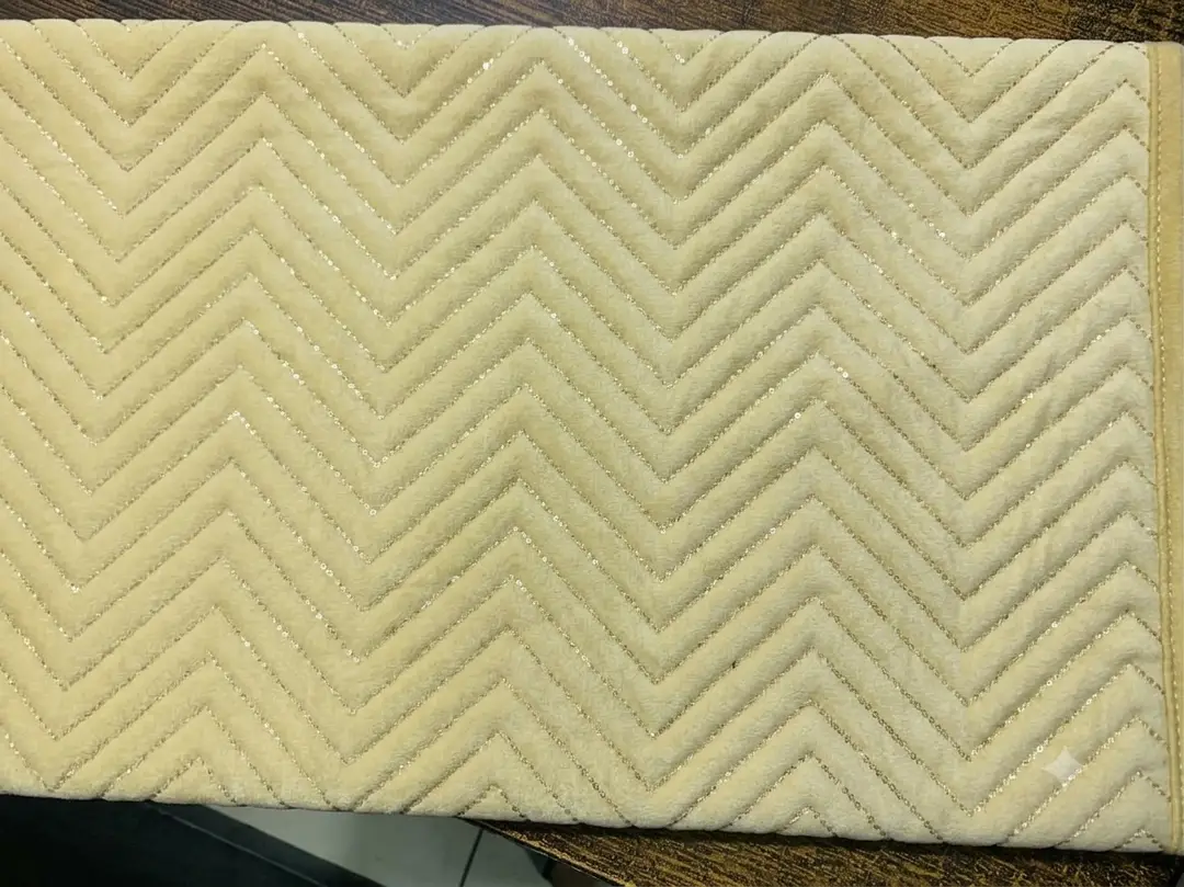 1 Pc Cotton Embroidered Fridge Liner Mat