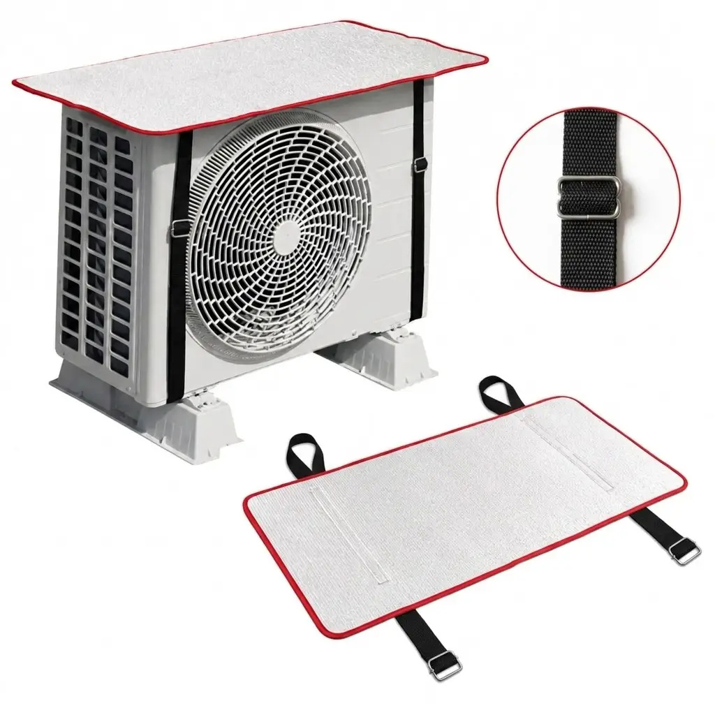 Silver Outdoor Waterproof AC Cover 36 x16 Inch