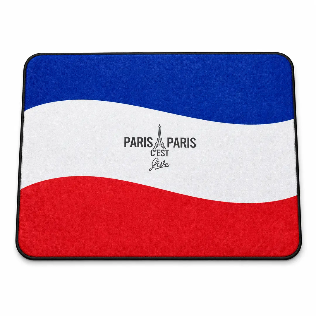 Gaming Mouse Pad Premium 8" x 6.5 Thick Non-Slip Rubber Base, Smooth Cloth Surface for Precision Control