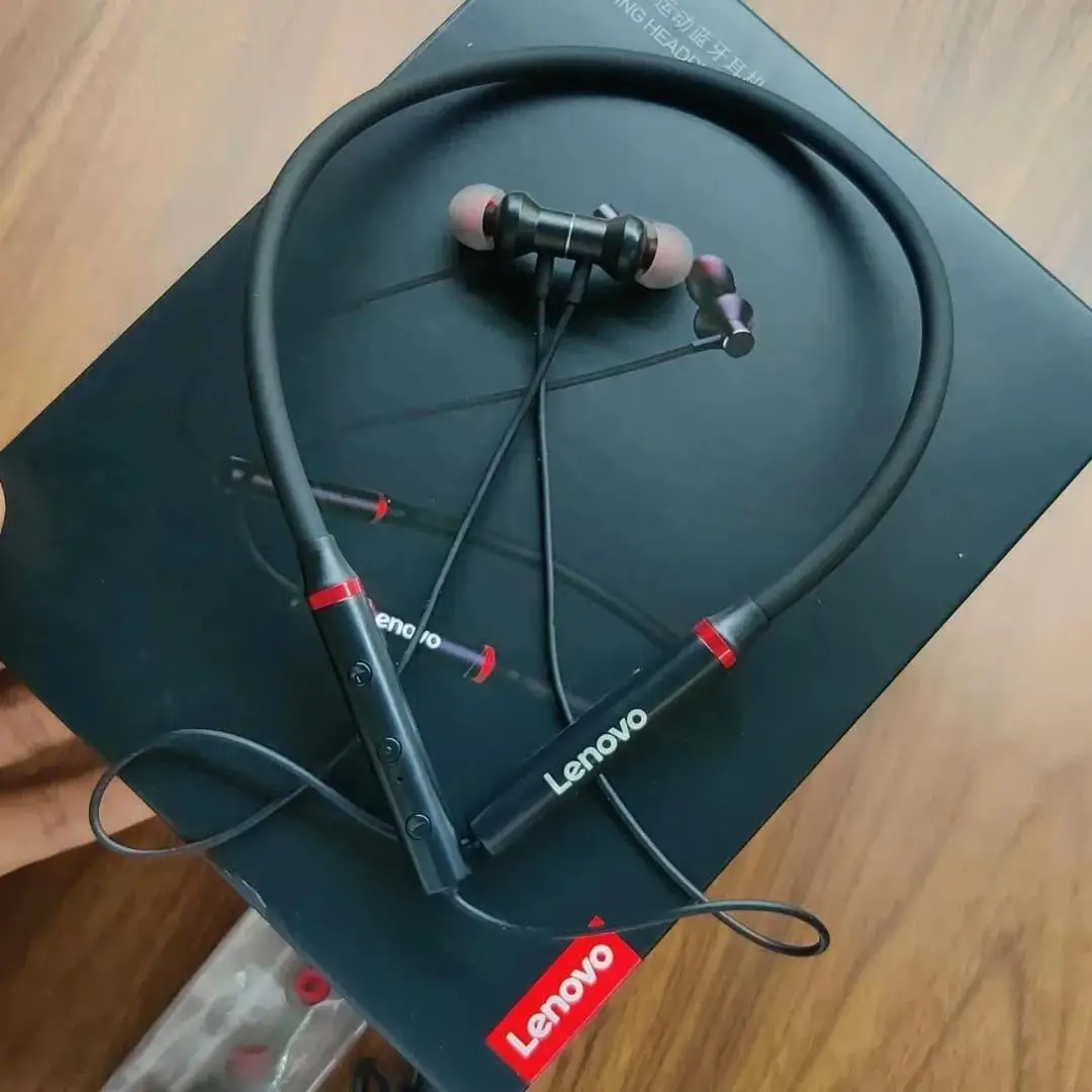 Black Long-Lasting Battery With Fast Charge 1 Wireless Neckband