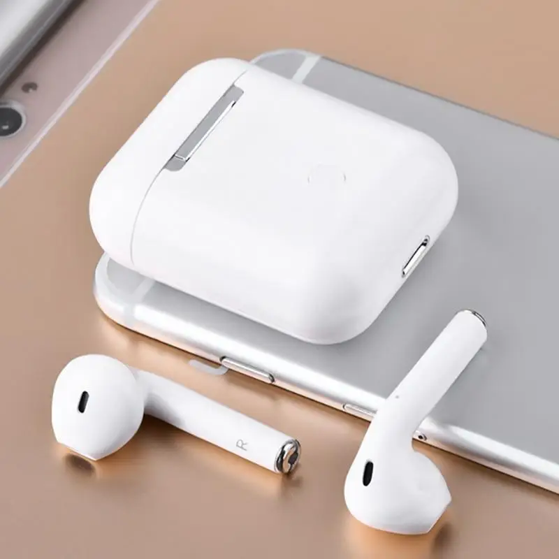 i12 TWS Wireless Bluetooth Earbuds with Charging Case | Touch Control | Stereo Sound | Built-in Mic