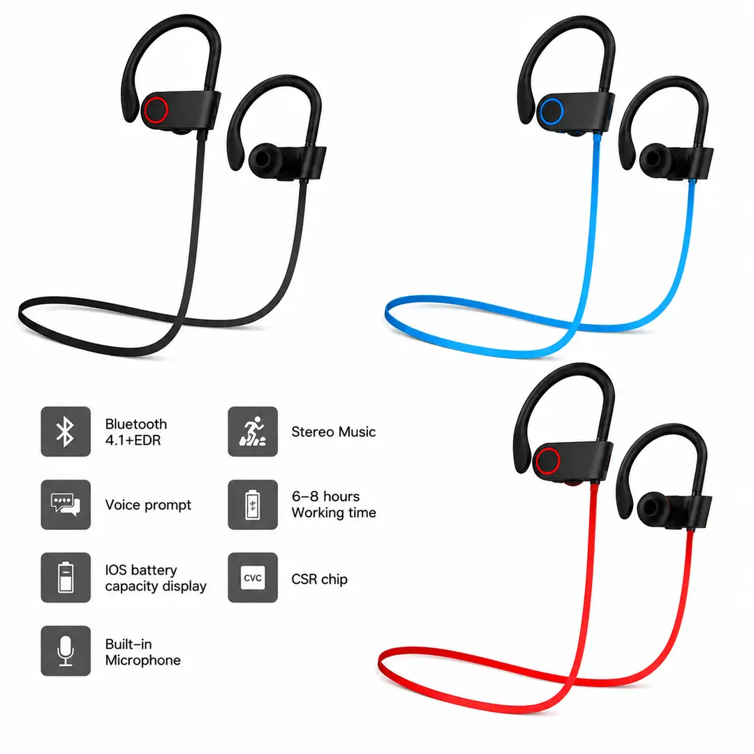 Wireless Bluetooth Headphones With | Mic Noise Cancelling Headsets Stereo Sound Earphones | Sports Gaming Headphones Supports