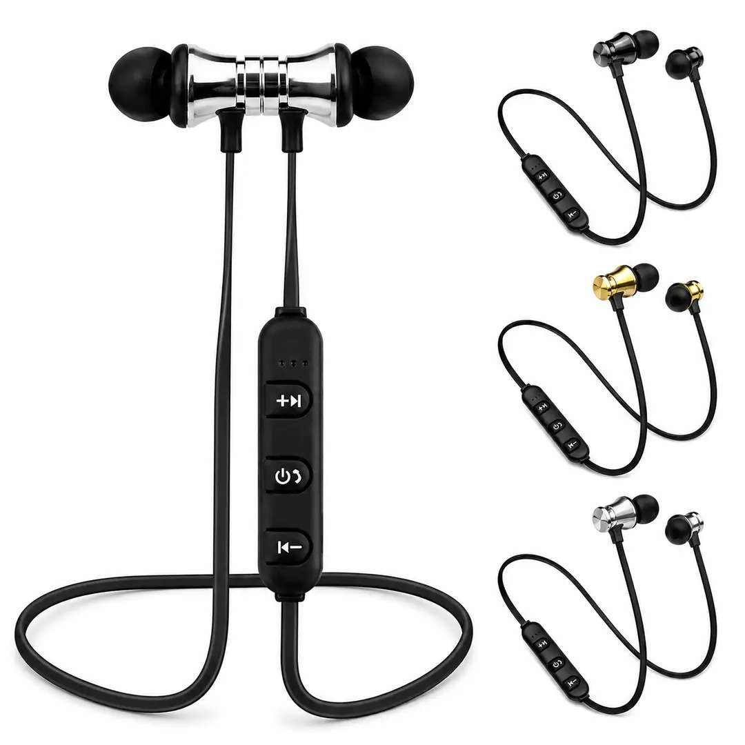 Walbest XT11 Wireless Headphones, Waterproof Sweatproof 2.5 Hours Playtime Bluetooth Headphones, with Magnetic Connection, Sports Earbuds for Running