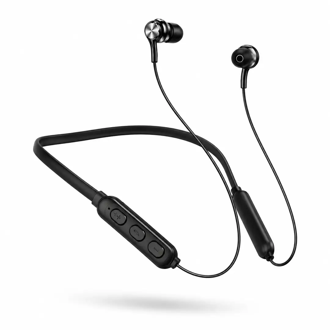 G03 Magnetic Neckband Bluetooth-compatible Headset Sport Wireless Strong Bass Music Calling Earphone - black