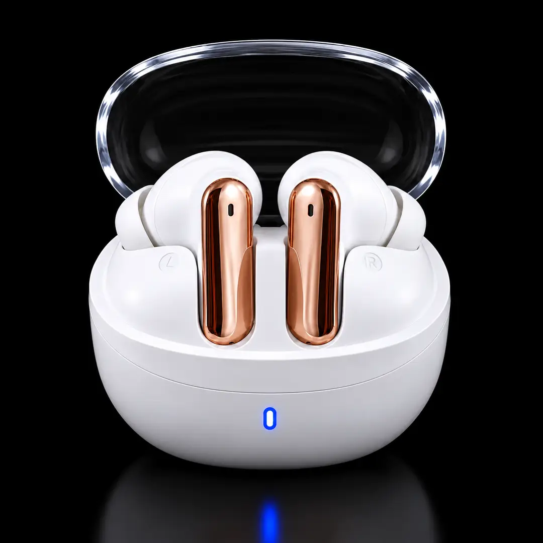 Premium TWS Wireless Earbuds – Bluetooth 5.3, Hi-Fi Stereo Sound, Touch Control & Charging Case