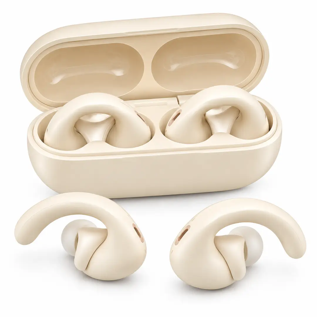 POLVCOG Wireless Earbuds – Bluetooth 5.0, Stereo Sound, Secure Fit, Touch Control & Charging Case