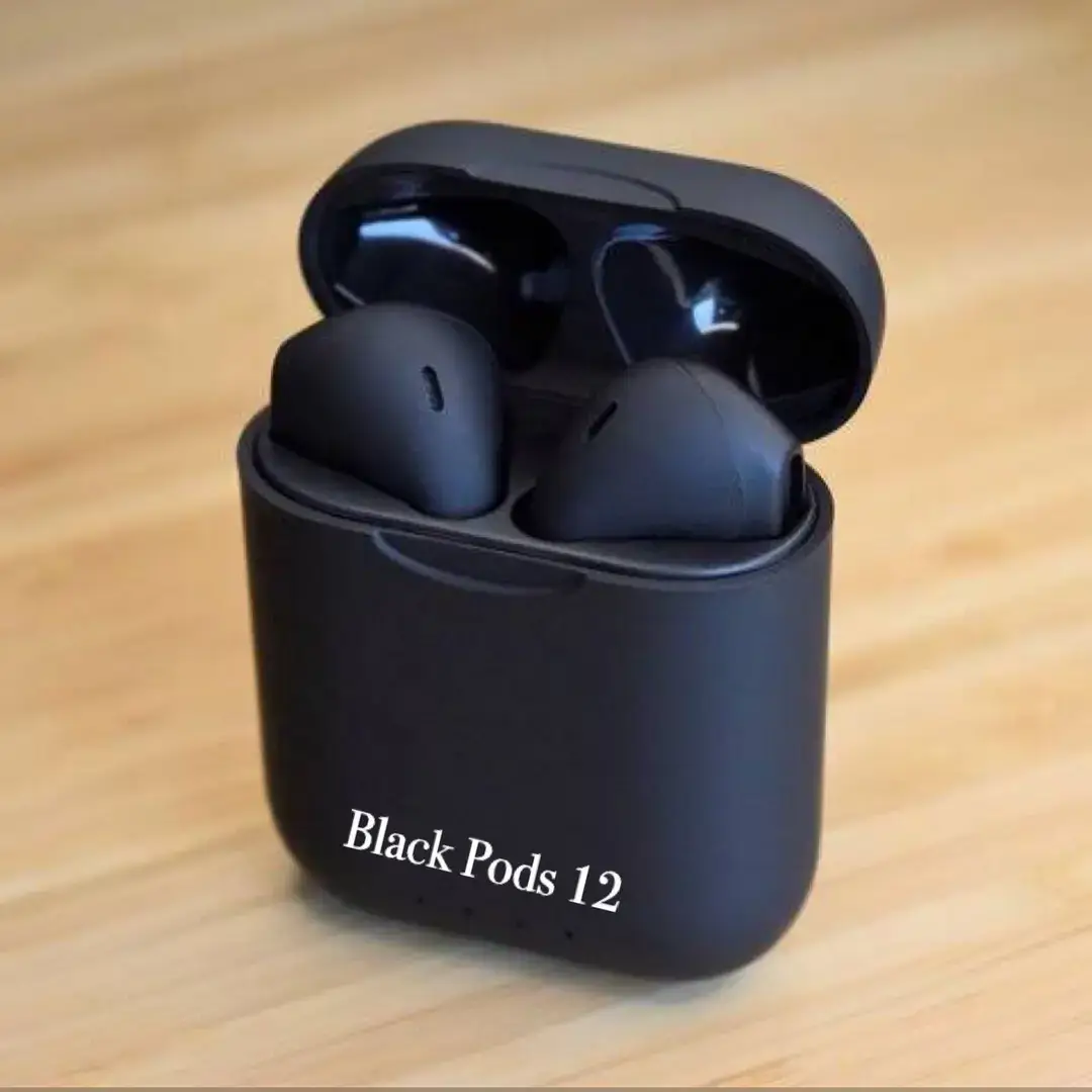 InPods Black TWS Wireless Earbuds – Bluetooth Earphones