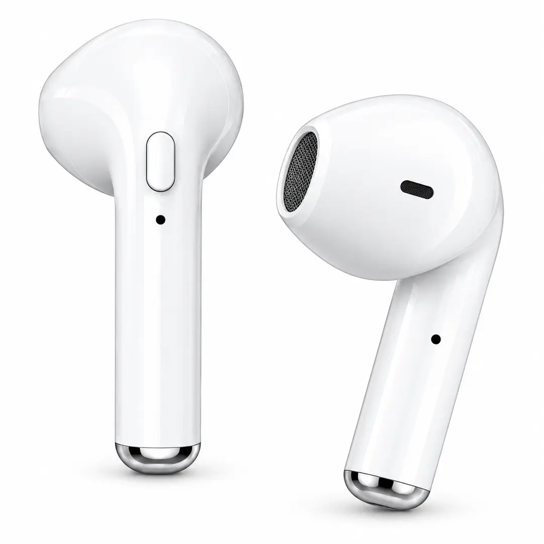 TWS 12 BR Wireless Earbuds – White Bluetooth